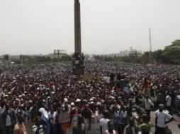 Los partidarios de Laurent Gbagbo en una manifestación en Abiyán. REUTERS  /