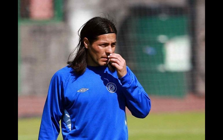 El jugador celeste se lesionó en la pasada fecha del torneo en el partido frente a Jaguares. MEXSPORT  /