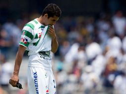 Antonio Olvera, de Santos, espera el repunte de los laguneros. MEXSPORT  /