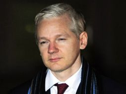 Julian Assange se presentó hoy ante un tribunal británico para una segunda audiencia sobre su extradición a Suecia. NTX  /