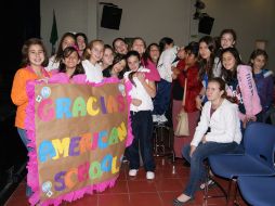 Los alumnos de 6º de primaria del American School.EL INFORMADOR  /