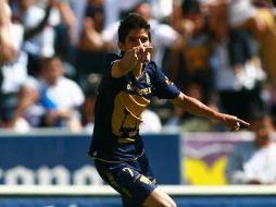 Emilio Orrantía anotó su primer gol en el máximo circuito ante Puebla. MEXSPORT  /