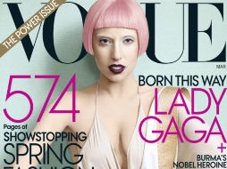 La cantante es la portada del mes de marzo de la revista Vogue. AP  /
