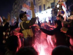 Las celebraciones continúan esta noche en la capital egipcia. EFE  /