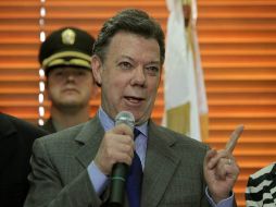 Juan Manuel Santos tranquiliza a los empresarios colombianos. ARCHIVO  /