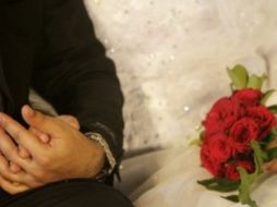 La novia se casó dos horas después de lo previsto. AFP  /