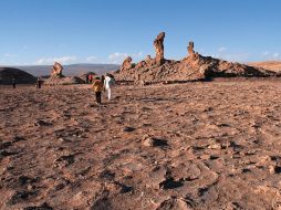 Las Tres Marías; formaciones naturales en el Valle de la Luna. EL UNIVERSAL  /