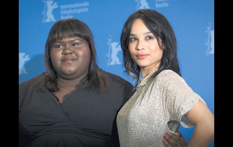 Gabourey Sidebe (Izquierda) y Zoe Kravitz son consideradas estrellas del cine independiente norteamericano.EFE  /