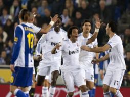 Marcelo fue la salvación para el Real Madrid quien anotó el único gol del encuentro. EFE  /