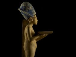 La estatua de piedra caliza del faraón Akenatón (que reinó del 1353 al 1336 a.C.) es uno de los objetos robados del Museo Egipcio.EFE  /