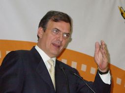 Marcelo Ebrard, dijo que no quedarán impunes los feminicidios. NTX  /
