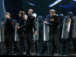 Después de varios años de no pisar los escenarios, Take That causó sensación en Londres durante la entrega de los Brit Awards. REUTERS  /