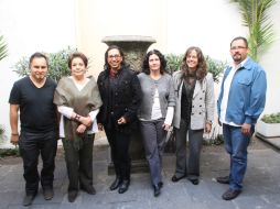David Corona, Patricia Urzúa, Ana Estela García, Isabel Orendáin, María Inés Contreras y Marco Antonio Hernández. ESPECIAL  /