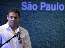 El brasileño Ronaldo será promotor del Mundial de Brasil 2014. AFP  /
