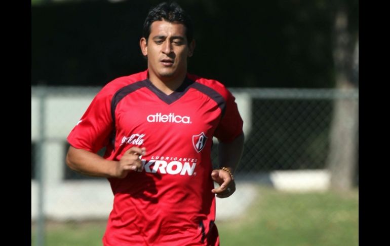 Alfredo 'Chango' Moreno ya volvió al trabajo con el Atlas. MEXSPORT  /