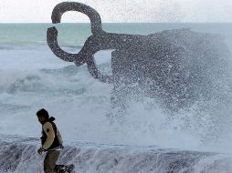 En la imagen la obra 'Peine del viento de San Sebastian' de escultor Eduardo Chillida.EFE  /