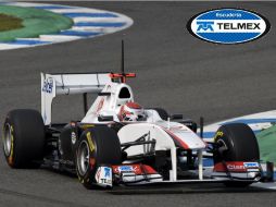 El vehiculo de Checo Pérez llegará el 23 de este mes, procedente de Europa. AFP  /