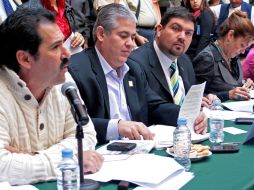 Sesión de La Comisión de Vigilancia del Congreso del Estado celebrada ayer. INFORMADOR  /