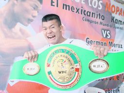 Tomoki Kameda confía en sus cualidades para coronarse este sábado ante Germán Meraz. ESPECIAL  /