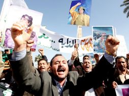 Libia respondió a la marcha bautizada como ''Día de la Ira'', convocada por activistas de la oposición. EFE  /
