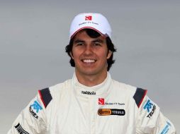 El sábado 26 de febrero el piloto tapatío Sergio Pérez rodará con el C29 del equipo Sauber. MEXSPORT  /