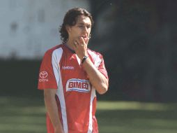 Omar Arellano, delantero rojiblanco. MEXSPORT  /