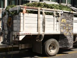 Los dos mil kilos de enervante eran transportados en esta camioneta. ESPECIAL  /