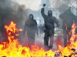 Los neonazis se trasladaron a la ciudad de Leipzig. AFP  /