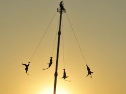 Lo principal como “voladores” es tener el sentido y la energía de seguir preservando y también transmitir esa ceremonia. EL UNIVERSAL  /
