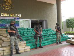 Decomisaron 935 kilos 415 gramos de mariguana y un kilo 900 gramos de semilla del mismo enervante. ARCHIVO  /