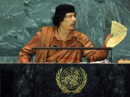 Parece que el líder de Libia, Muamar Gadhafi, puede haber ordenado a sus fuerzas acabar con los manifestantes a cualquier precio.EFE  /