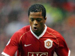 Imágen de archivo del jugador francés Patrice Evra en un juego con el Manchester United. MEXSPORT  /