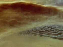 La misión china busca invesdtigar que fue lo que pasó con el agua que se cree había en este planeta. EFE  /