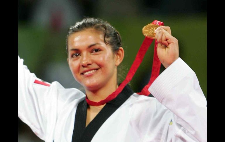 María del Rosario Espinoza conquistó la cuarta medalla en su carrera profesional. MEXSPORT  /