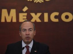 El Presidente Calderón hizo señalamientos a los poderes estatales de no haber hecho lo suficiente contra la delincuencia. AP  /