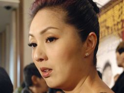 En la fotografía se observa a la actriz hongkonesa Miriam Yeung embajadora de la 35 edición del HKIFF. EFE  /