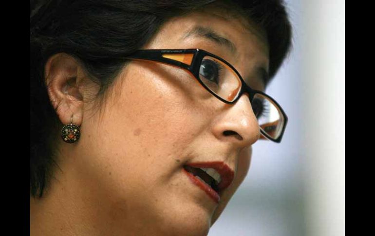 Nubia Macías pidió solaridad entre el gremio en beneficio de los lectores. A. CAMACHO  /