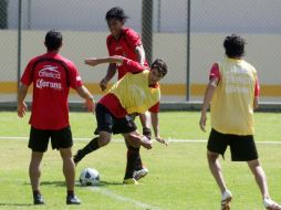 Los jugadores del Atlas esperan mejorar y ganar en casa. A. CAMACHO  /
