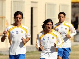 Los jugadores de Tigres se preparan para volver a la cima del torneo. MEXSPORT  /