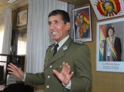 René Sanabria Oropeza, ex jefe antidrogas del presidente Evo Morales. EFE  /