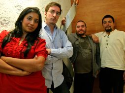 María de Jesús Cárdenas, Andrés Sarre, Ricardo Lavín y Juan Pablo Aguilar, integrantes del Taller Lírico de Jalisco.E.BARRERA  /