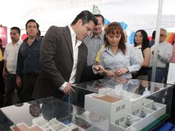 Aristóteles fue entrevistado en la apertura de la Feria de Vivienda. EL INFORMADOR  /