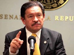 Carlos Navarrete, coordinador del PRD en el senado. ARCHIVO  /