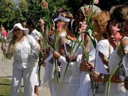 Damas de Blanco, acusadas de estar animadas desde Estados Unidos. ARCHIVO  /