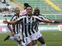Alexis Sánchez estuvo imparable, pues concretó cuatro de las siete anotaciones. MEXSPORT  /