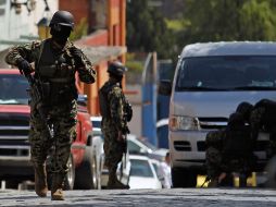 Marinos realizaron la detención de 'El Toto' en Saltillo. ARCHIVO  /