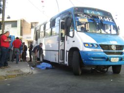 Con esta muerte suman siete víctimas en lo que va del año, donde se ven involucradas unidades del transporte público. O. RUVALCABA  /