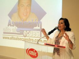 Imagen de la activista social Isabel Miranda de Wallace. NTX  /
