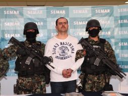 Sergio Antonio Mora Cortés fue capturado en un operativo a cargo de la Secretaría de Marina. EL UNIVERSAL  /