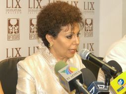 La diputada Margarita Licea González anunció que el próximo viernes 4 de marzo será la firma. ESPECIAL  /